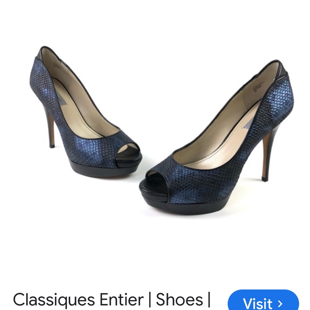 Vintage Classiques Entier Blue Heels - Size 9